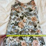 New Summer Floral Print Satin Barbie Sleeveless Midi Dress Size Medium Multi Photo 13