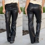 Judy Blue  Straight Black Faux Leather Pants Sz 11/30 Photo 16