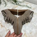 Seychelles New Anthropologie  Condition Ghilles Tan Suede Lace‎ Up Booties 9 Photo 9