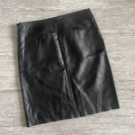 BCBGMAXAZRIA BCBG Black Leather Skirt Photo 1