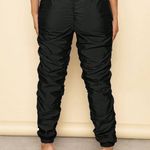 Verdusa Women's Tie Side High Waist Cargo Pants Cropped Sweatpants Jogger Black Photo 1