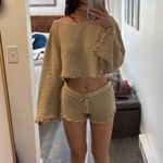 Nasty Gal Tan Two Piece Lounge Set Photo 0