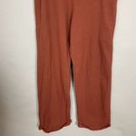 Overalls Slouchy Kaya Wear Relaxed Fit Brown Women Sz Medium Rolled Cuff Cotton Photo 11