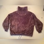 Joy Lab Women’s High Pile, Half Zip Fleece pull over, black, size‎ Medium Photo 1