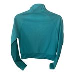 Hunter green ribbed athletic zip up jacket Size M Photo 2