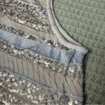 Abercrombie & Fitch Vintage Y2K Tank Going Out Top Womens Medium Sequin Shirt Photo 4