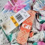 GB Style GB7184PRE Floral Smocked Cutout‎ Dress White Pink Orange Blue Size S Photo 10