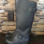 Steve Madden Black ice storm winter rain boots Women’s Size 8 Photo 1