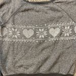 PINK - Victoria's Secret Victoria’s Secret Pink Gray Bling Cotton Sweatshirt Size Medium Photo 2