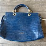 RoccoBarroco Blue Embossed Women's Bag - Excellent Condition-No stains or wear Photo 2