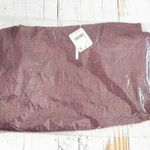 Free People  H2O Crew Pullover Sweater Raw Garnet Size Large Photo 4