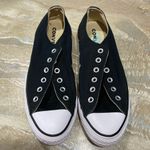 Converse  All Star Low Tops Lace Black Sneakers Shoes Women’s 10 Photo 13