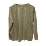 J.Jill  Sage Smoke Velour Sweatshirt Pullover Crew Neck Relaxed Fit XL Photo 2