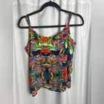 Cotton On  Woman’s Floral Tropical Tank Flowy Size M Vacation Beach Lightweight Photo 3