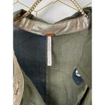 Free People Rainbow Rays Oversized Top Army Green - Size - Small Photo 4