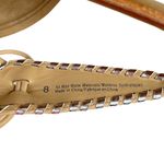 EXPRESS Faux Leather Gladiator Lace Up Sandals Tan Silver Size 8 Photo 7