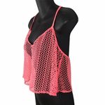 PINK - Victoria's Secret Victoria secret Pink t-back flounce crochet tank Photo 3