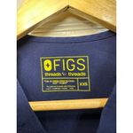 FIGS  women's navy blue scrub‎ top size XXS Photo 1
