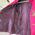 Sharagano Women’s Chinese Traditional Vintage Pink Embroidered Reversible Jacket NEW Photo 3