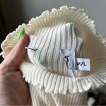 Princess Polly Mella Cream Off White Knit Long Sleeve High Neck Mini Dress M/L Photo 7