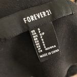 Forever 21 black faux suede long sleeve biker moto jacket with silver hardware Photo 3