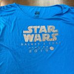 Disney Parks Star Wars Galaxy’s Edge T-Shirt Women's Size XL Blue Short Sleeves Photo 2