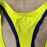 Athleta  Women's Neon Yellow Exhilaration Tank‎ Racerback size Small style 438583 Photo 1