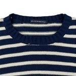 Brandy Melville - Striped Knit Sweater in Navy Blue & White Photo 2