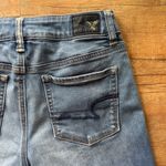 American Eagle Super Stretch High Rise Shortie Jean Shorts Size 0 Photo 5