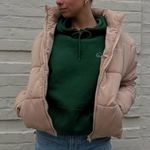 White Fox Boutique White Fox Not Giving In Puffer Jacket Sand S/M Photo 1