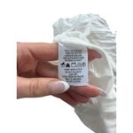 Nic+Zoe Zambra Sleeveless Daytime Midi Dress Red White Stripe Ruffle Hem Small Photo 7