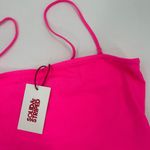 Solid & Striped Swimsuit SZ Large Cameron Cutout One Piece NWT Crinkle Rib Pink Photo 8