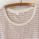 Calvin Klein  Waffle Weave Lightweight Sweater Photo 1