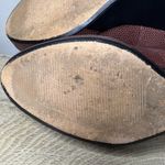 Charis & Doxa Football Wedge Heels 8.5 Brown Textured Game Day Tailgate Sporty Photo 8