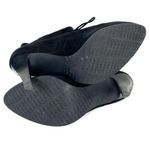 Calvin Klein Calvin Kein Black Sadee Suede Almond Toe Lace Up Booties Size 8.5 M Photo 6