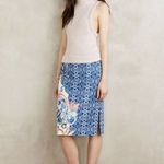 Moulinette Soeurs Anthropologie Moulinette Souers Becancour Pencil Skirt  Size 6 Paisley Floral Photo 1