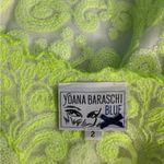Yoana Baraschi  Neon Sequin Lace Overlay Slip Dress Size 2 Photo 8