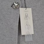 ZARA NEW  Short Knitted Coat With Scarf Oversized Wool Blend Gray Women's XS Photo 6