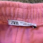 ZARA  Pink Terry Cloth Shorts Photo 1
