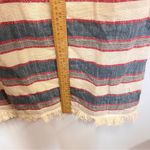 Chelsea & Theodore Striped Shift Fringe Hem Dress size 12 Multiple Photo 10