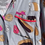 Xhilaration Women’s Donuts Pastries & Iced Coffee Sleep Shirt Nightgown Size L Photo 2