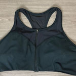 Zella NWOT  XL zip Front Black Sports Bra Photo 0