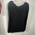 Halogen  Black Ribbed Long Sleeve Sweater Size XL NWT Photo 7