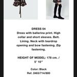 ZARA ✨ STUDIO BALLET PRINT RUFFLE SZ XS/S DRESS✨ Photo 4