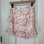 Princess Polly  Cream and Pink Patterned Skirt Photo 3