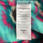 Patagonia Synchilla Wild Desert Beryl Green Fleece Geometric Southwestern Jacket Photo 8