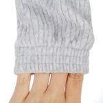 Aerie Gray Velour Ribbed Hoodie Sweater Sweatshirt Women's Small Photo 2
