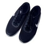 Nike Women's Black and White Athletic Sporty Running Swoosh Logo Sneakers Sz 8.5 Photo 0