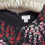 J.Crew 💖  Black Floral Tiered Midi Dress Photo 3