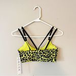 Good American  | Yellow Animal Print Sports Bra Sz XS Photo 3